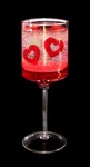 Bistro Red Laser Heart – Candles -Relax