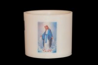 Round Hurricane 10cm + Tlight – Candles -Relax