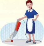 مطلوب عاملات منزلية  مقيمات لاسر محترمة بدخل مجزى