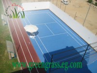 جرين جراس تمتع باكبر حماية للملعب الاكريليك