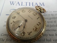 لهواة التميز الراقي ساعة جيب أثرية موديل سنة 1926 تعمل بكفاءة