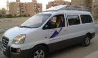 سيارة هيونداى H1  للإيجار بالسائق 11 راكب فاخرة 8 ساعة عمل ب500ج